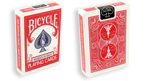 Mandolin 809 Back Cards RED