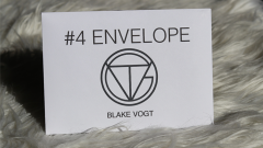 Number 4 Envelope with Gimmicks and Online Instructions by Blake Vogt