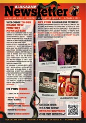 Alakazam Newsletter October 2017