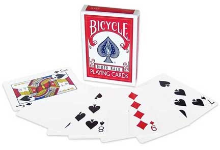 Bicycle Blank Back Cards