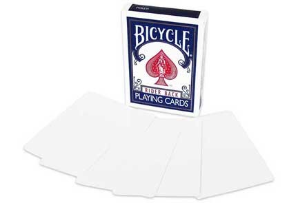 Double Blank Bicycle Cards