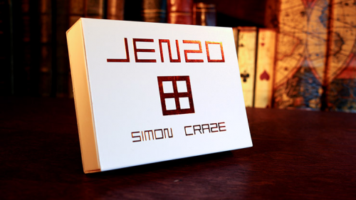 JENZO White with Gimmicks and Online Instructions by Simon Craze 