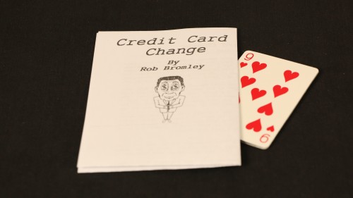 Credit Card Change RED By Rob Bromley