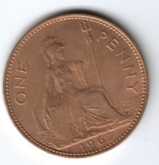 Magnetic old penny