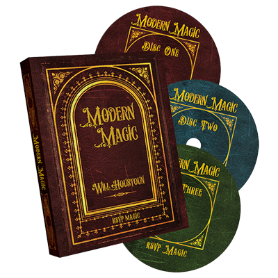 Modern Magic 3 DVD set by Will Houstoun and RSVP Magic