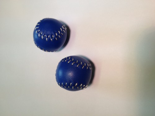 Handmade Chop Cup Baseballs White/Red Stitching By Leo Smetsers