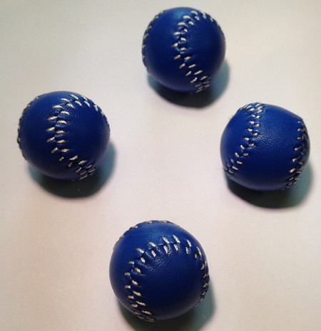 Cups And Balls Baseballs White/Red Stitching By Leo Smetsers