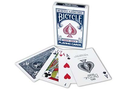 Jumbo Bicycle Playing Cards Blue