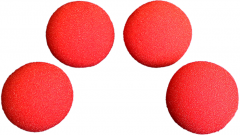 1.5 inch Super Soft Sponge Balls Red Box of 4